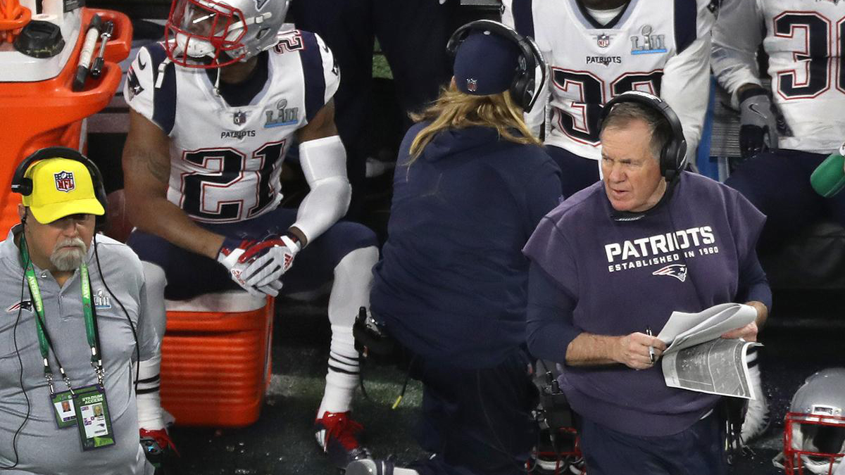 I had to ask about Malcolm Butler, and Belichick just didn't want to