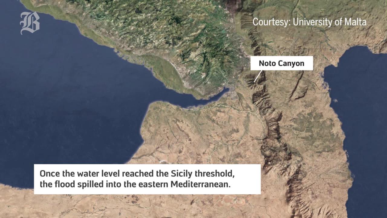 Mediterranean Sea Was Once a Mile-High Salt Field