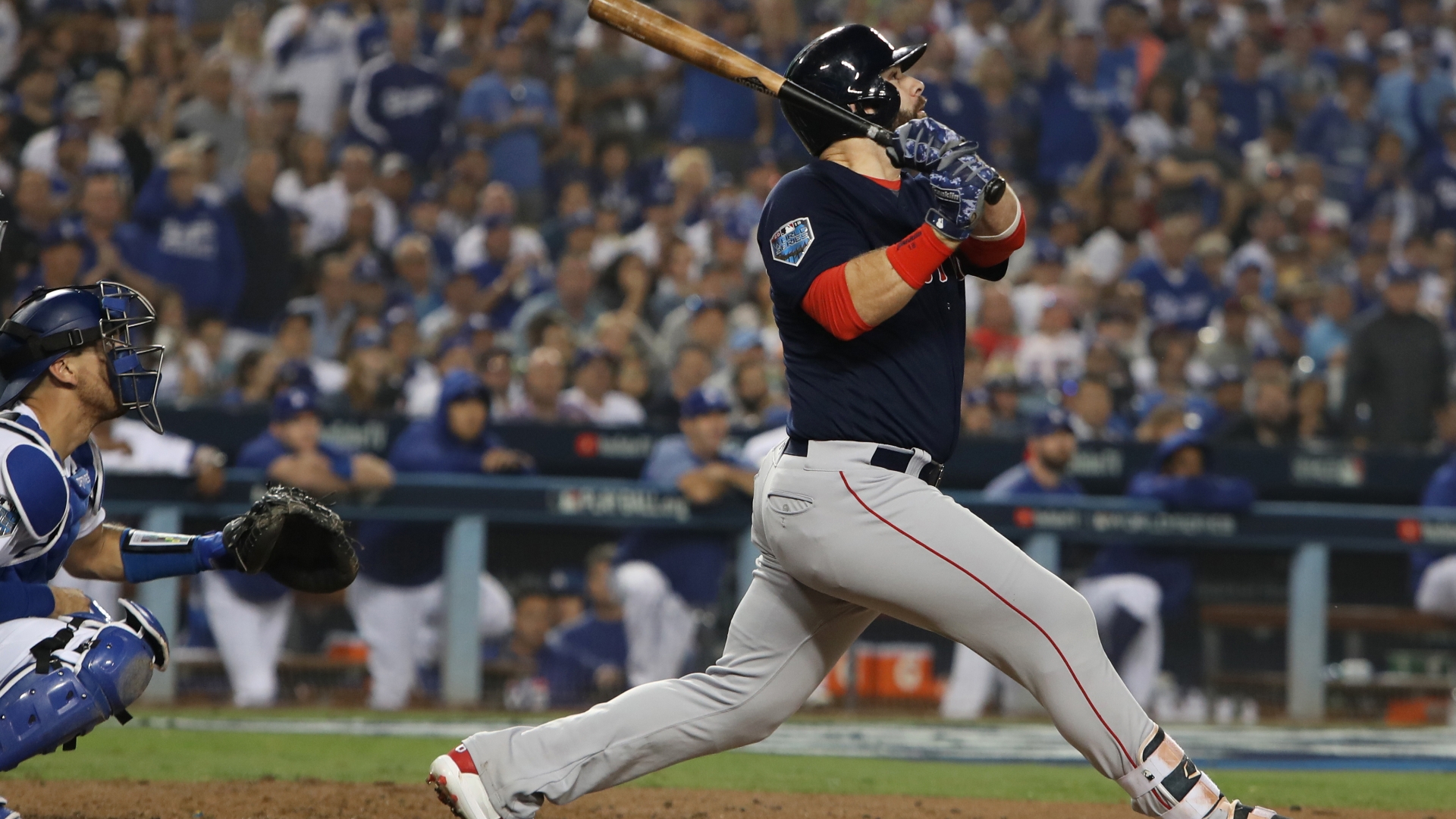 Red Sox rally to stun Dodgers, take 3-1 World Series lead - The Boston Globe